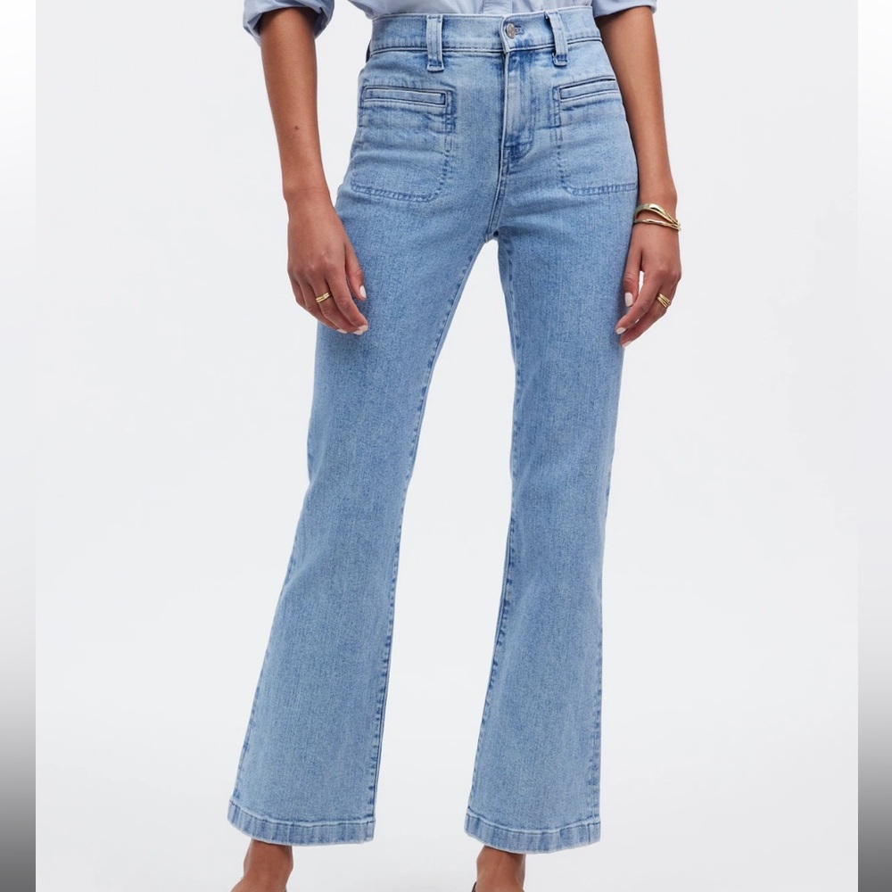 Madewell kick out crop jeans - Brand New